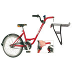 ADD+ Aanhangfiets Freewheel Dragerbevestiging Rood