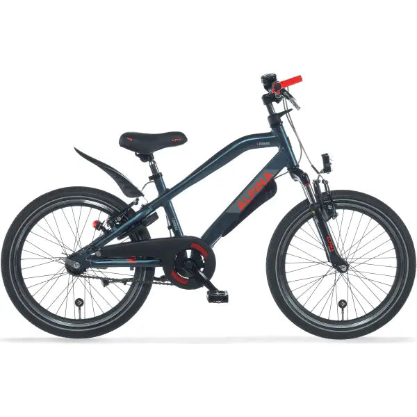Alpina Trial Jongensfiets 18" Remnaaf - Mat Petrol Blauw