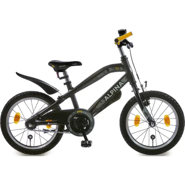 Alpina Trial Jongensfiets 18" Remnaaf - Mat Space Zwart
