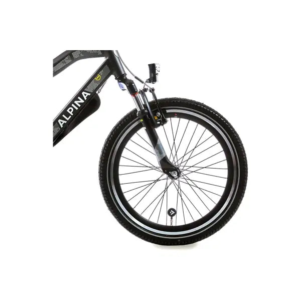 Alpina Trial Jongensfiets 18" Remnaaf - Mat Space Zwart