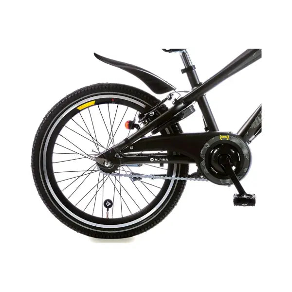 Alpina Trial Jongensfiets 18" Remnaaf - Mat Space Zwart