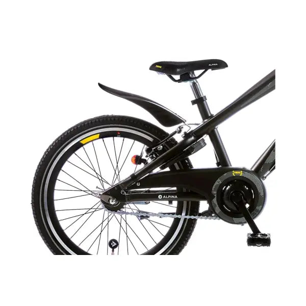 Alpina Trial Jongensfiets 18" Remnaaf - Mat Space Zwart