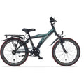 Alpina Yabber Jongensfiets 16" Remnaaf - Mat Zwart/Mat Groen