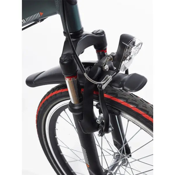 Alpina Yabber Jongensfiets 16" Remnaaf - Mat Zwart/Mat Groen