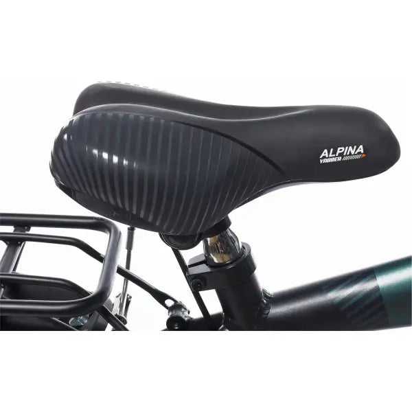 Alpina Yabber Jongensfiets 16" Remnaaf - Mat Zwart/Mat Groen