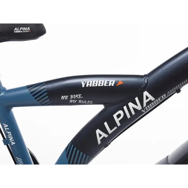 Alpina Yabber Jongensfiets 22" Remnaaf - Mat Blauw