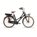 Avalon E-Cargo E-Bike Dames 28" 50cm 7V - Zwart Mat