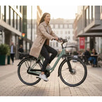 Avalon E-City E-Bike Dames 28" 49cm 7V - Emerald Groen