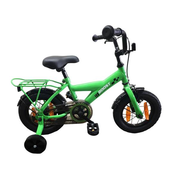 BikeFun Boost Jongensfiets 12" Remnaaf - Groen