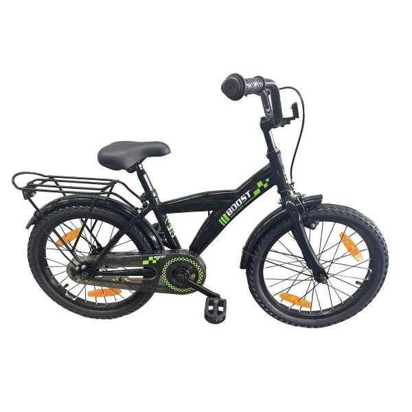 BikeFun Boost Jongensfiets 18" Remnaaf - Zwart