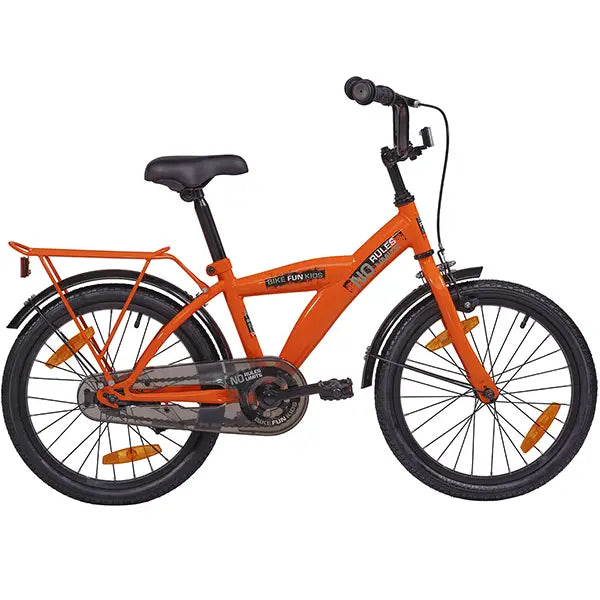 BikeFun No Rules - No Limit Jongensfiets 18" RN - Oranje