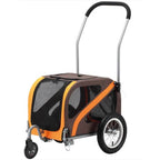 Blue Bird Fiets-/Hondenkar 12'' - Bruin/Oranje