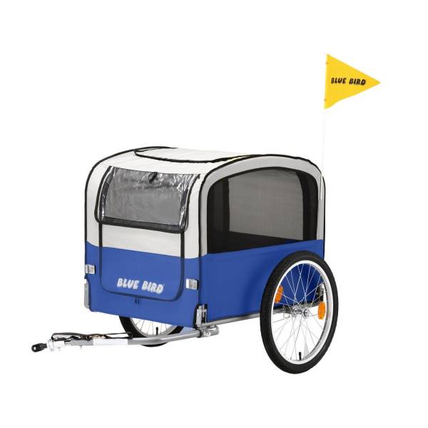 Blue Bird Hondenkar tot 40kg - Blauw/Lichtgrijs