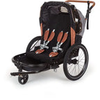 Bobike 2 in 1 Fietskar 2-Kinderen - Zwart/Grijs
