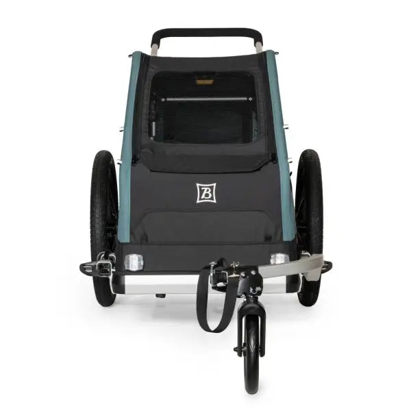 Burley Bark Ranger Hondenkar - Zwart/Blauw