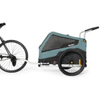 Burley Bark Ranger Hondenkar - Zwart/Blauw