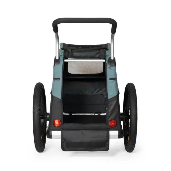 Burley Bark Ranger Hondenkar - Zwart/Blauw