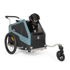 Burley Bark Ranger Hondenkar - Zwart/Blauw