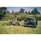 Burley Bark Ranger Hondenkar - Zwart/Blauw