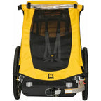 Burley Bee Single Fietskar 1-Kind - Geel/Zwart