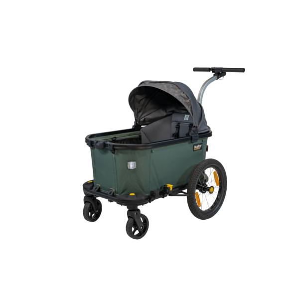 Burley Hopper Cargo Transport Fietskar - Groen/Zwart