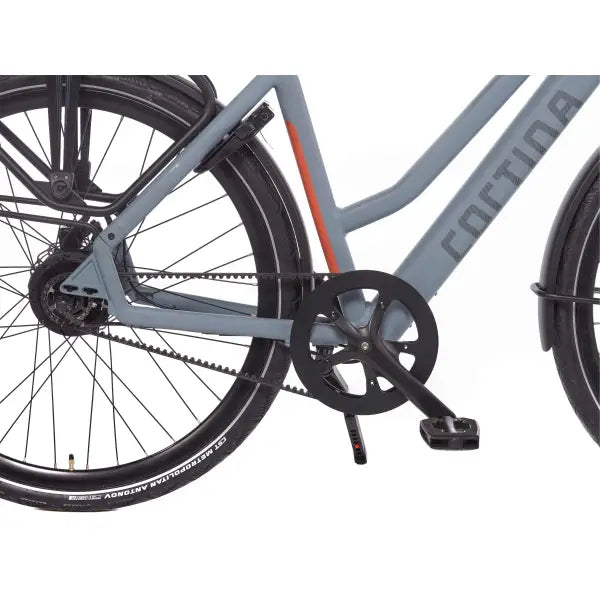 Cortina E-Lett E-Bike Dames 28" 50cm - Mat Squirrel Grijs