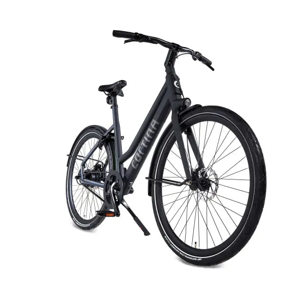 Cortina E-Lett E-Bike Dames 28" 57cm - Mat Grafiet Zwart