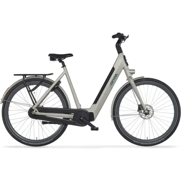 Cortina E-Nite E-Bike Dames 28" 50cm 7V - Mat Zilver