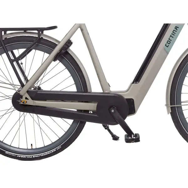 Cortina E-Nite E-Bike Dames 28" 50cm 7V - Mat Zilver