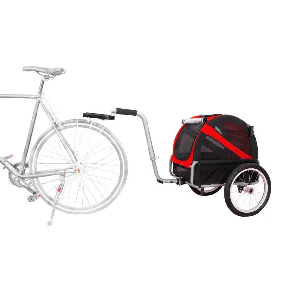 DoggyRide Mini20 Britch Bagagedrager Adapter Grijs-Rood