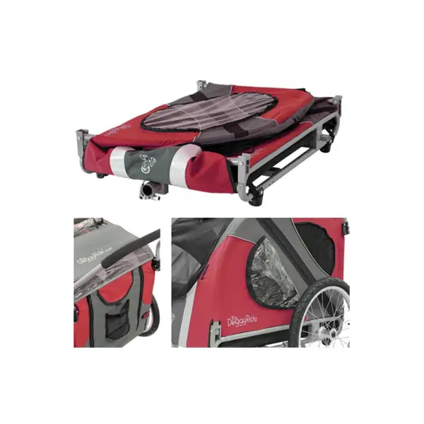 DoggyRide Novel20 met Askoppeling Trekstang - Groen
