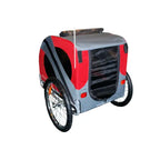 DoggyRide Original met As Koppeling Trekstang - Rood