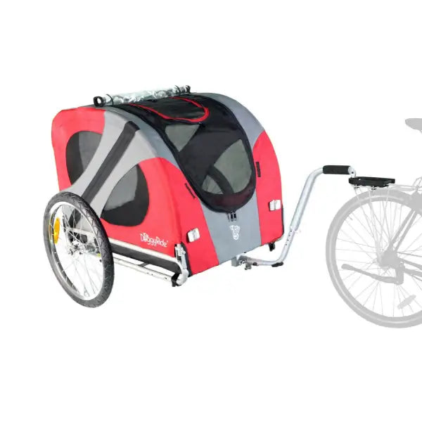 DoggyRide Original met Britch Bagagedrager Koppeling Zilver