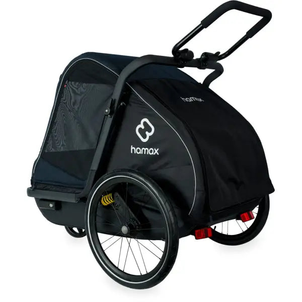 Hamax Pluto L Honden Fietskar 20" - Blauw/Zwart
