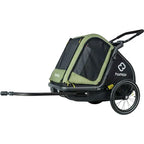 Hamax Pluto M Honden Fietskar 20" - Groen/Zwart