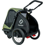 Hamax Pluto M Honden Fietskar 20" - Groen/Zwart