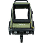 Hamax Pluto M Honden Fietskar 20" - Groen/Zwart