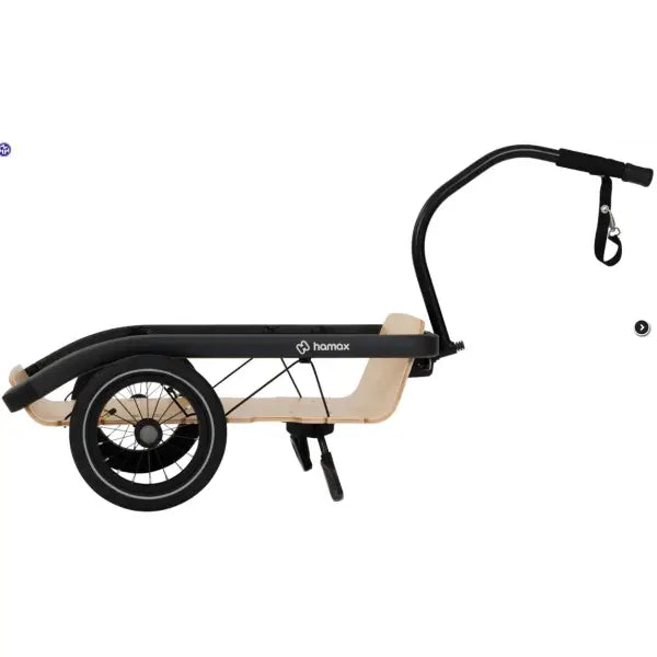 Hamax Venture Fietskar 86x57x37cm - Zwart/Beige
