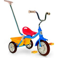 Ital Trike Driewieler 10 Inch - Blauw/Rood/Geel