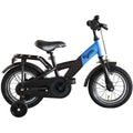 Kyoso X-Rider Jongensfiets 12" Remnaaf - Zwart/Blauw