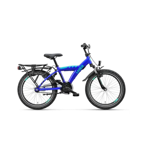 Loekie Snake Jongensfiets 20" 31cm Remnaaf - Blauw