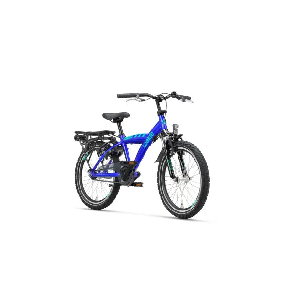 Loekie Snake Jongensfiets 20" 31cm Remnaaf - Blauw