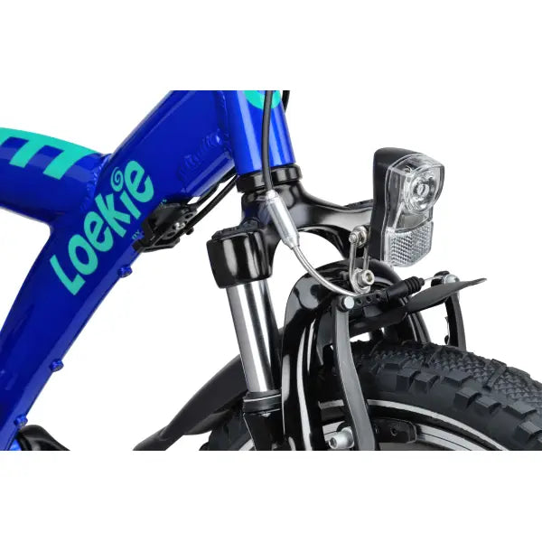 Loekie Snake Jongensfiets 20" 31cm Remnaaf - Blauw