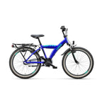 Loekie Snake Jongensfiets 22" 34cm 3V - Blauw