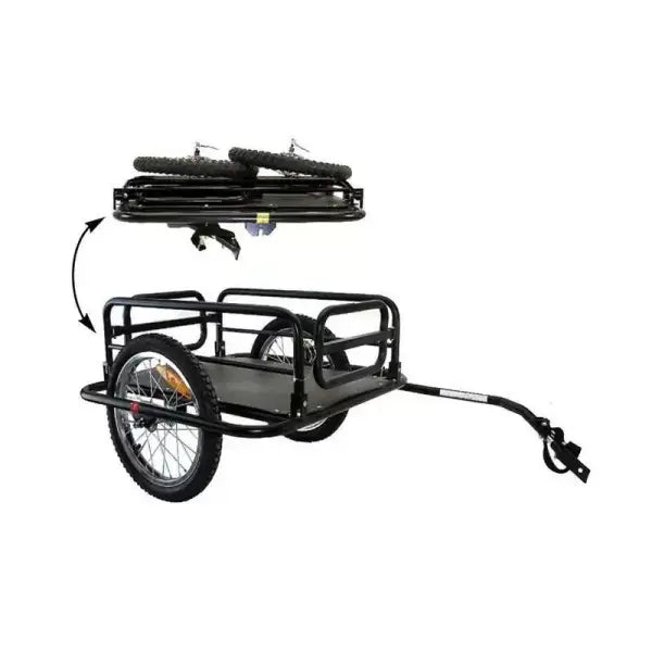 M-Wave Fold Fietskar tot 40kg - Zwart