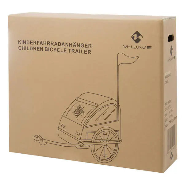 M-Wave Kids Ride Easy Kinderkar - Geel/Zwart