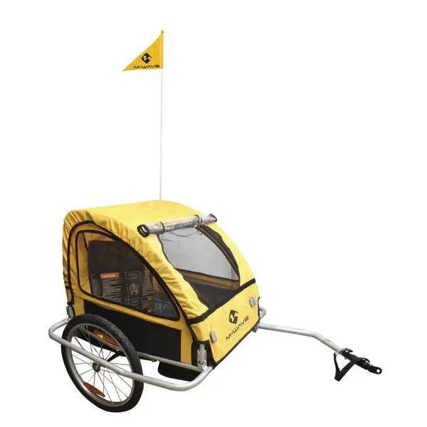 M-Wave Kids Ride Easy Kinderkar - Geel/Zwart