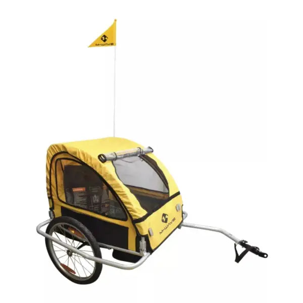 M-Wave Kids Ride Easy Kinderkar - Geel/Zwart