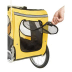 M-Wave Pet Ride Hondenkar - Geel/Zwart