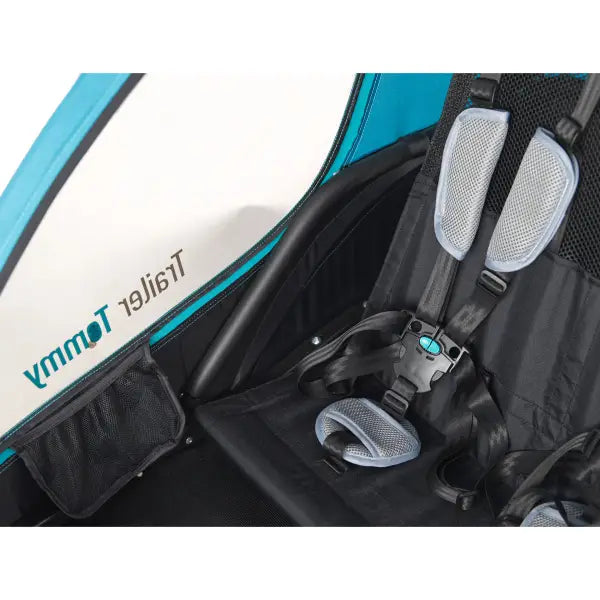 Mirage Tommy Fietskar 2-Kinderen - Blauw/Zwart